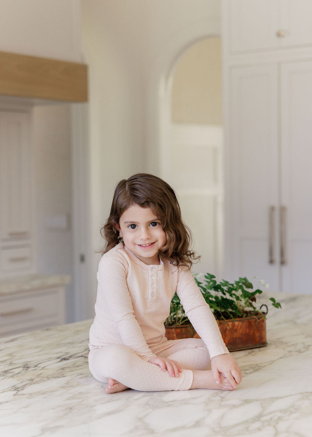Heart and Star Button Pointelle Collection - Lounge Set
