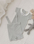 Organic Cotton Embroidered Collar Collection - 2Pc Set -Boys