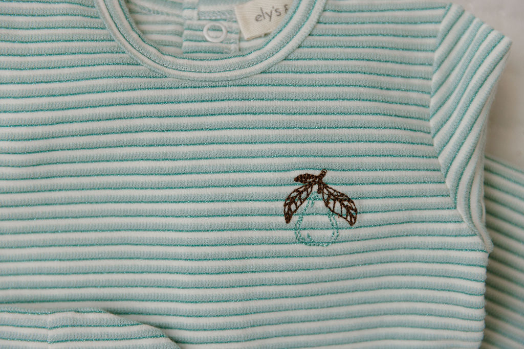 Metallic Stripe Collection - 2Pc Set Boys
