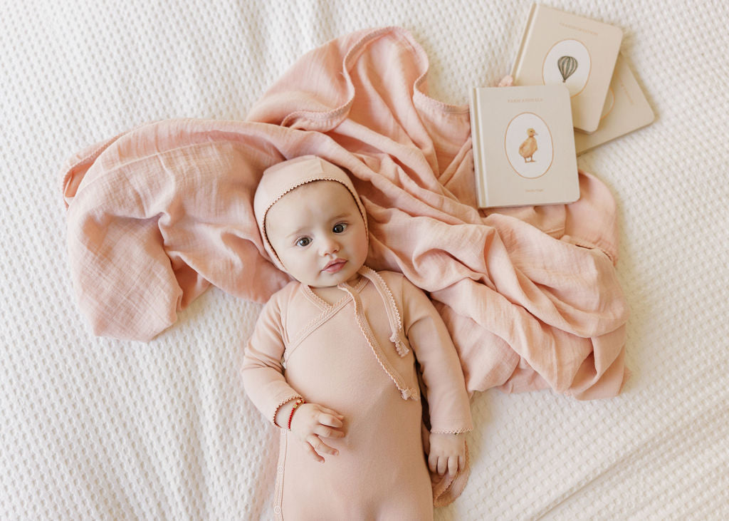 Kimono Collection - Footie + Bonnet