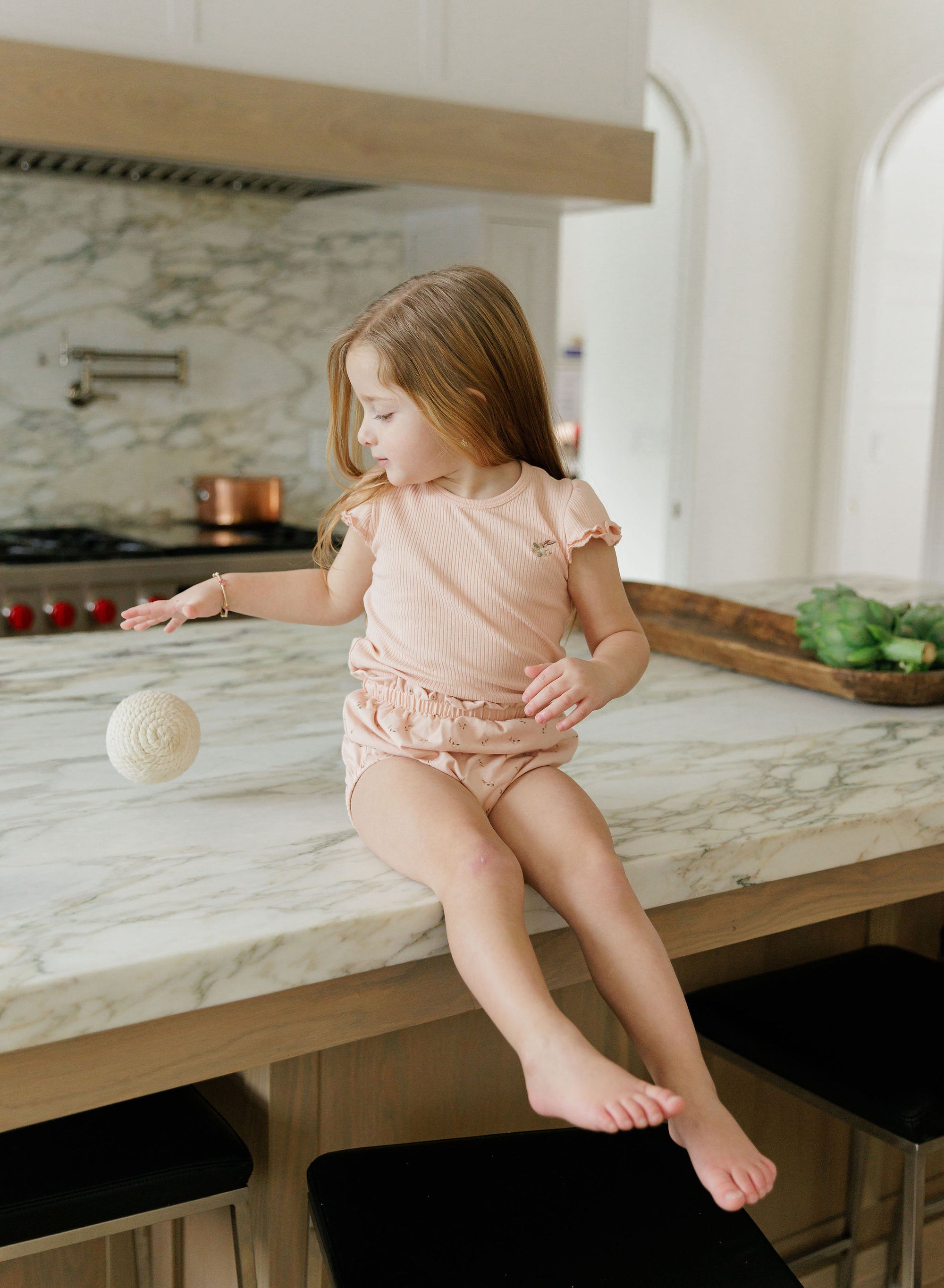 Cotton - Printed Floral - Tshirt &amp; Bloomer