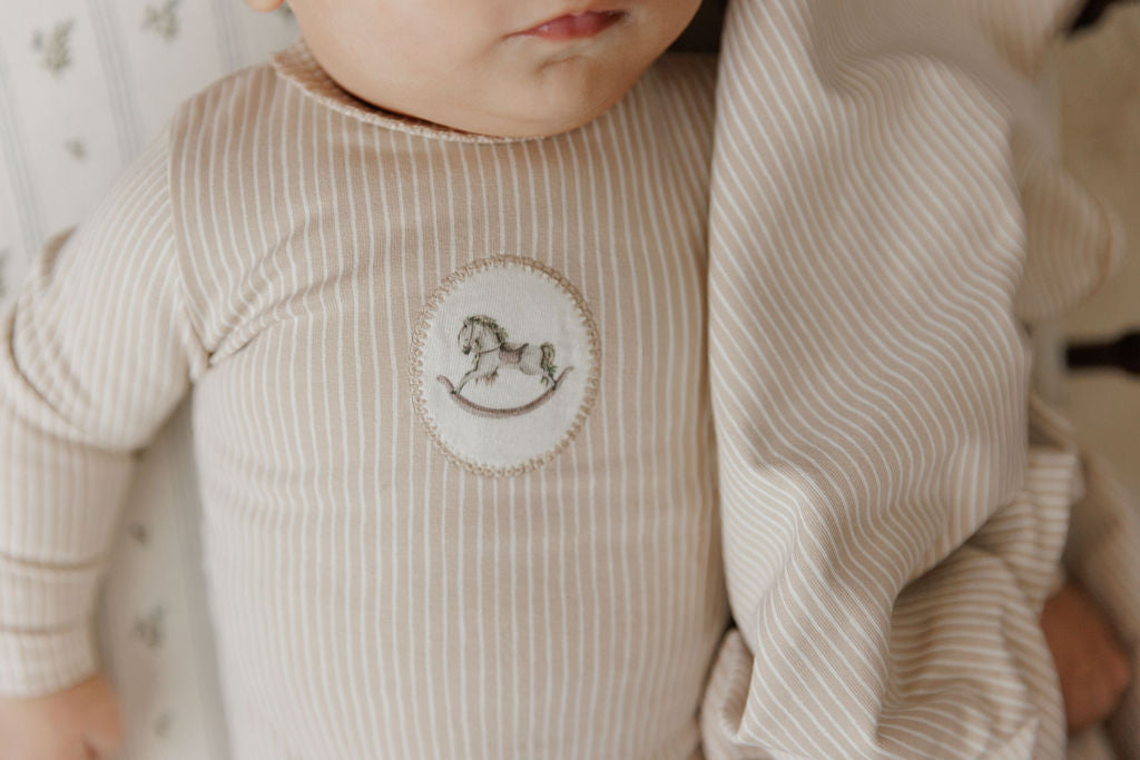 Rocking Horse Collection - Footie + Bonnet