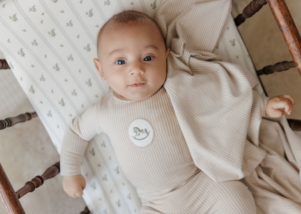 Rocking Horse Collection - Footie + Bonnet