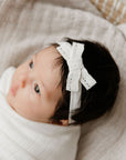 Lace Trim Pointelle Collection - Headband