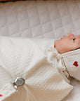 Cotton - Embroidered Heart and Star Collection - Bonnet