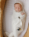 Cotton - Embroidered Heart and Star Collection - Bonnet