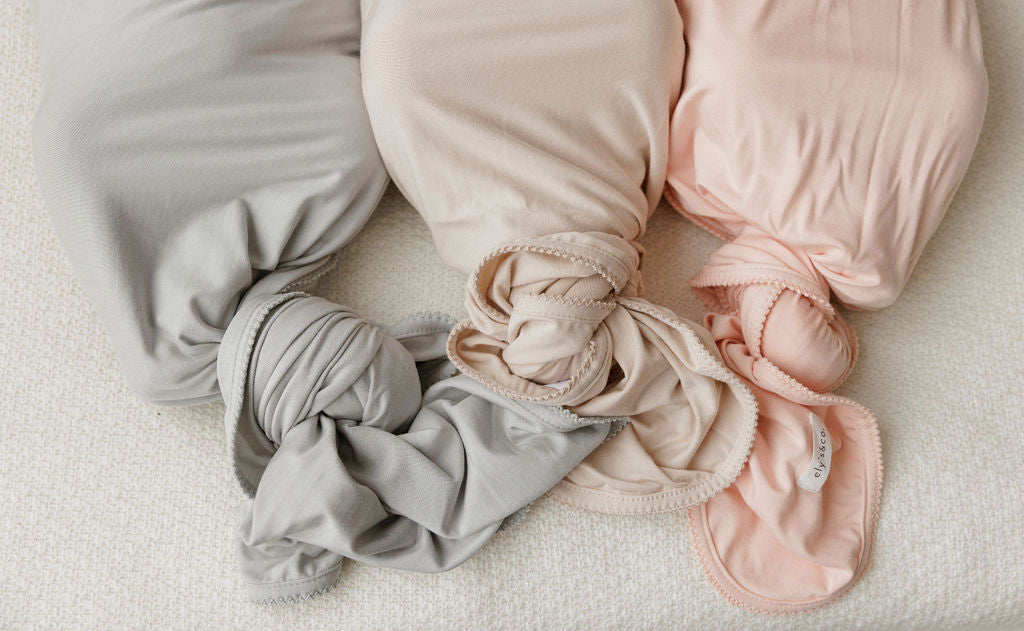 Modal Swaddle &amp; Beanie Set in Gift Box