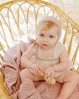 Stitch  Collection -  Diamond Pointelle Knit Blanket
