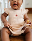 Cotton - Embroidered Heart and Star Collection-Paci Clip