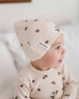 Ribbed Cotton - Raspberries Collection - Beanie