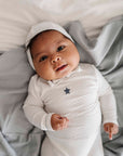 Cotton - Embroidered Heart and Star Collection - Blanket