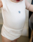 Cotton - Embroidered Star Collection-Romper
