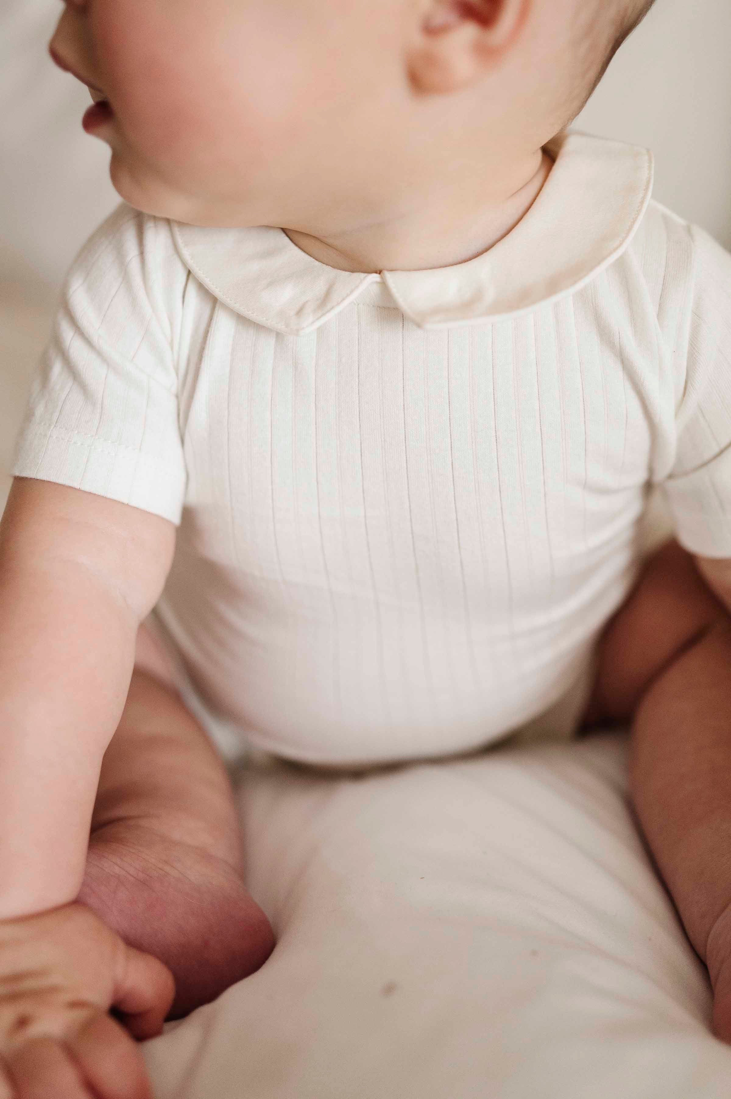 Wide Rib Cotton - Rosebud Collection- Romper