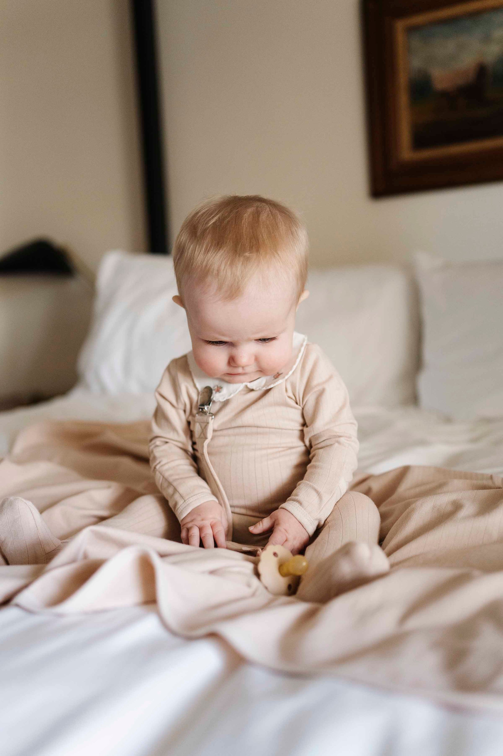 Wide Rib Cotton - Rosebud Collection - Paci Clip