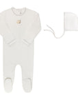 Organic French Terry - Bird Collection - Footie + Bonnet