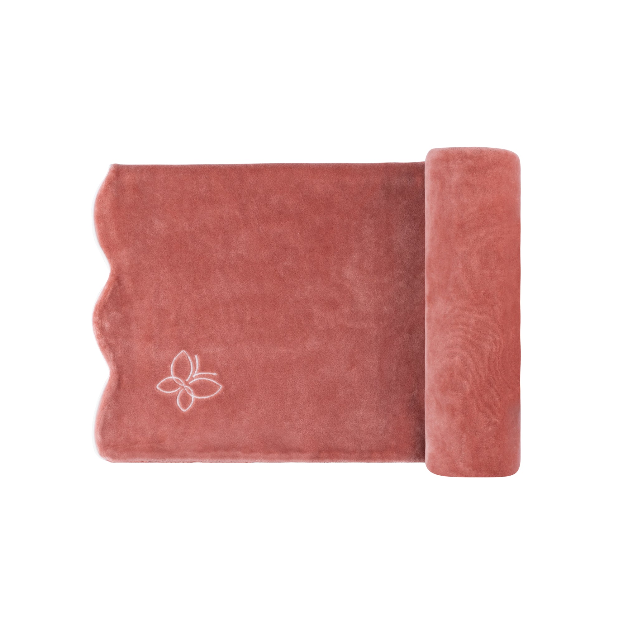 Velour Embroidered Bird &amp; Butterfly Collection - Blanket