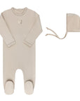 Organic French Terry - Bird Collection - Footie + Bonnet