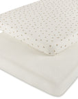 Breathable Yellow Cherry Baby Sheets