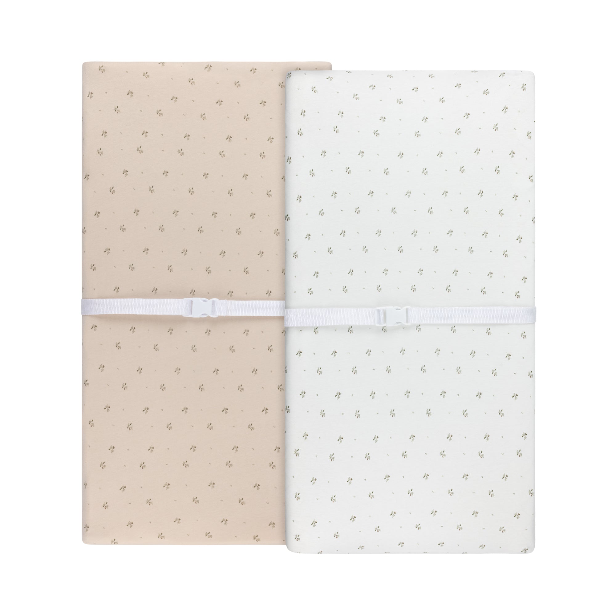 Combed Cotton Floral Pad Covers