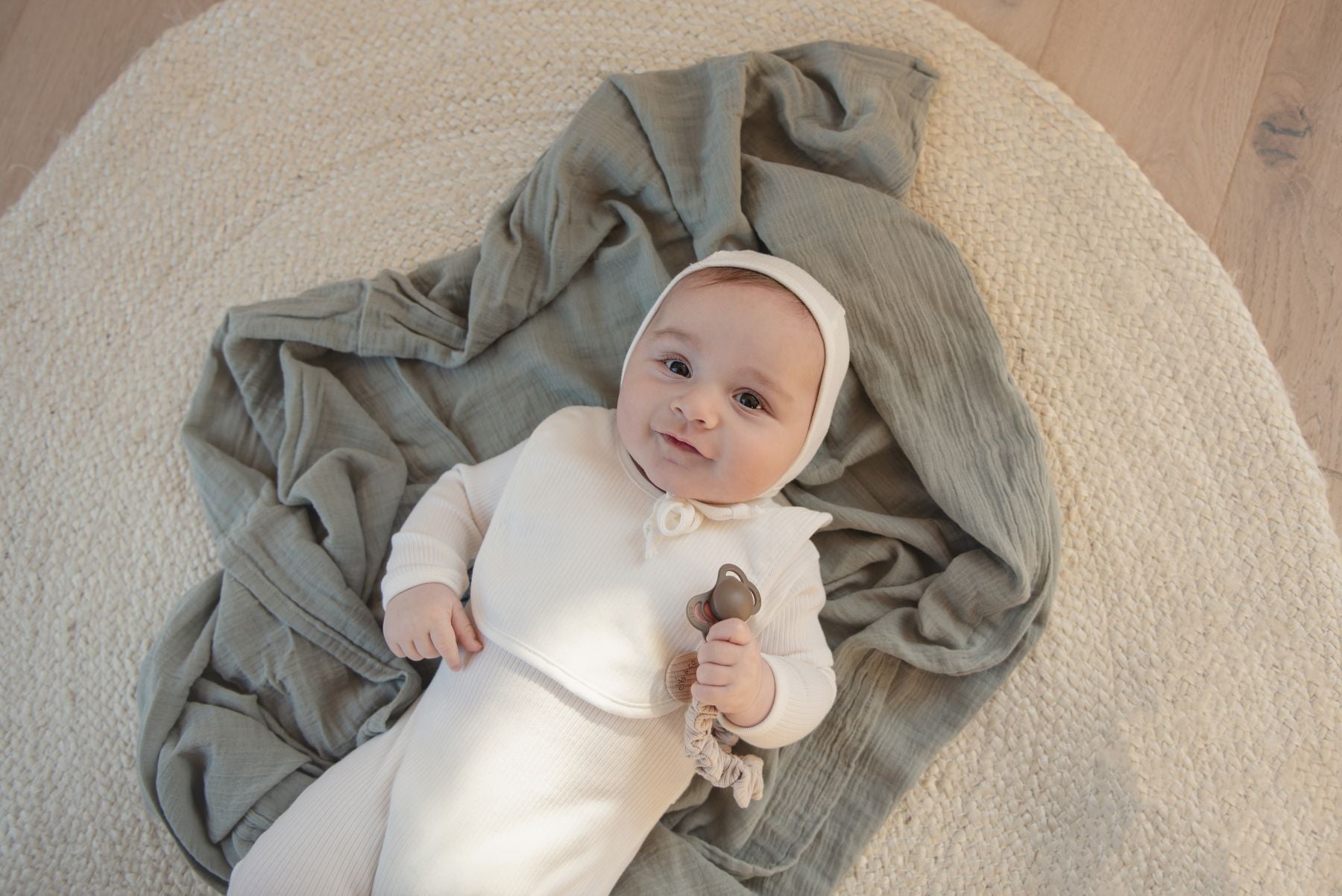 Ribbed Cotton - Solid Ribbed Collection | Toddler Bibs