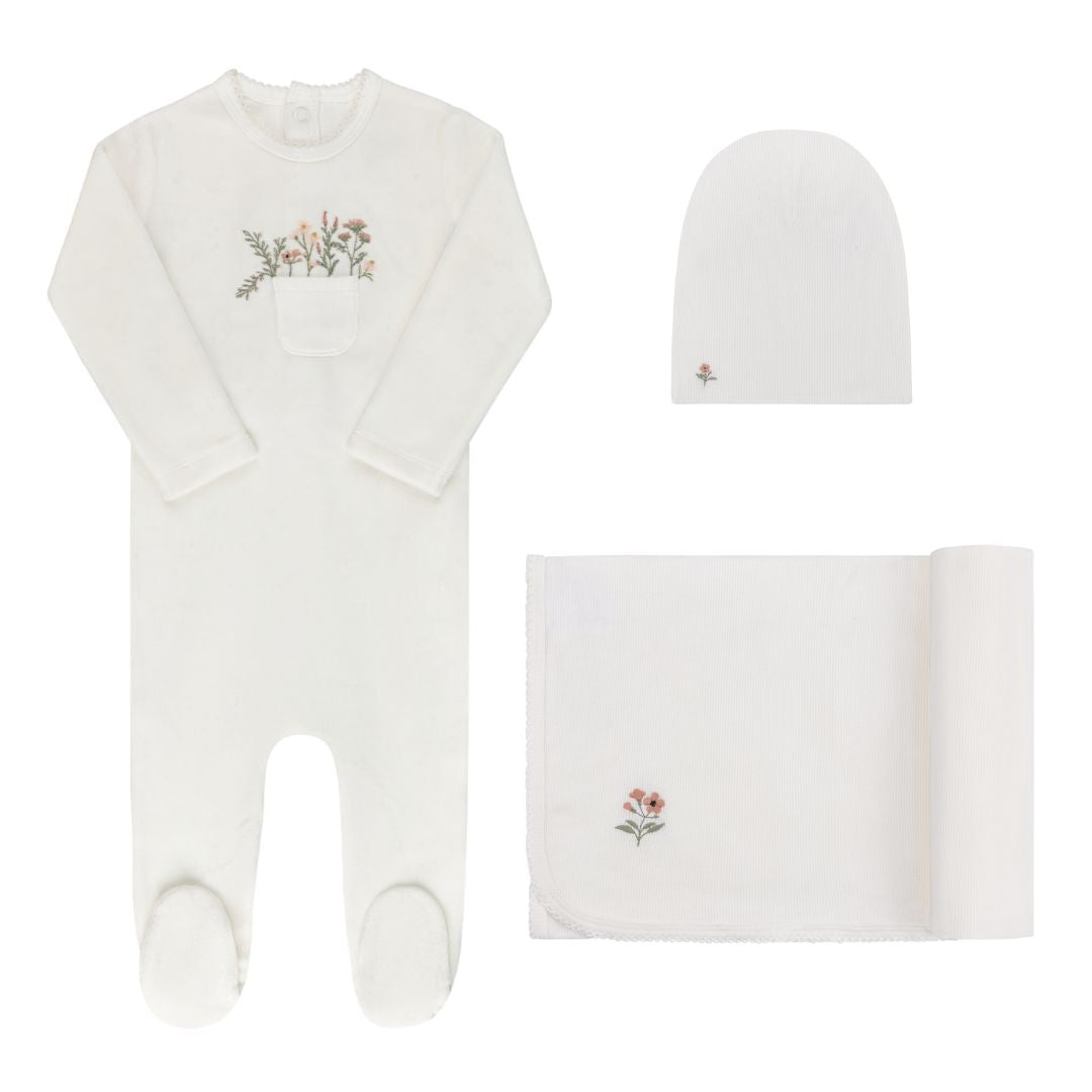 Velour Pocket Full of Flowers Collection - Take Me Home Set