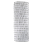 Flexible-Fit Grey Bamboo Crib Sheet and Skirt