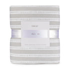 Gift-Ready Three-Piece Grey bamboo Crib Set