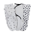 Grey Abstract Adjustable Swaddle Blanket | 3 Pack