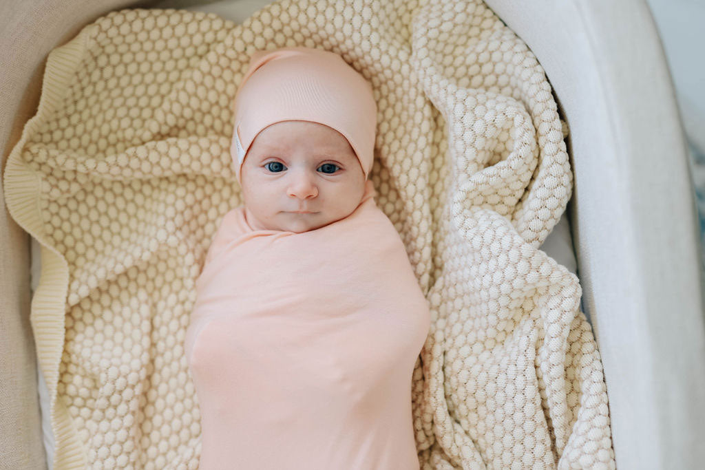 Modal Swaddle &amp; Beanie Set in Gift Box