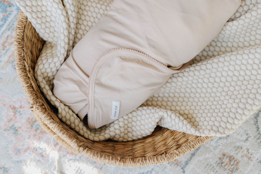 Modal Swaddle &amp; Beanie Set in Gift Box