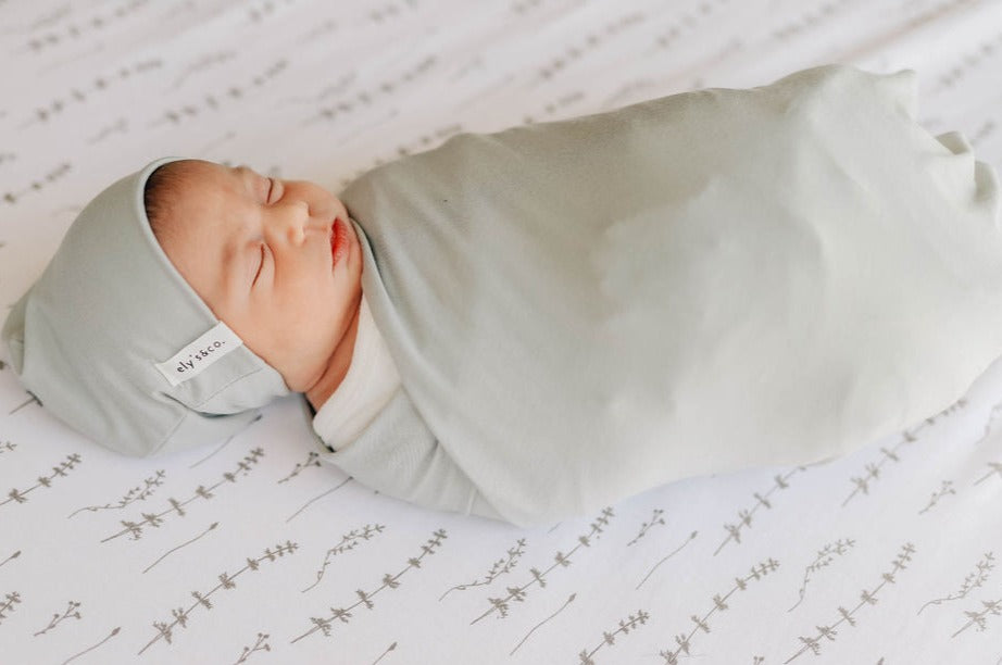 Modal Swaddle &amp; Beanie Set in Gift Box