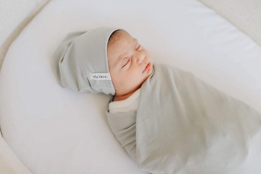 Modal Swaddle &amp; Beanie Set in Gift Box