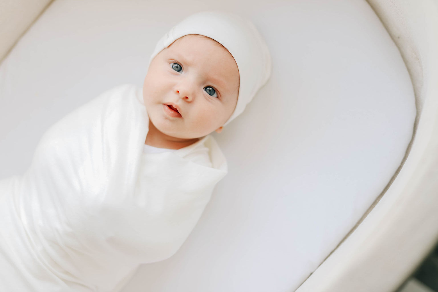 Modal Swaddle &amp; Beanie Set in Gift Box