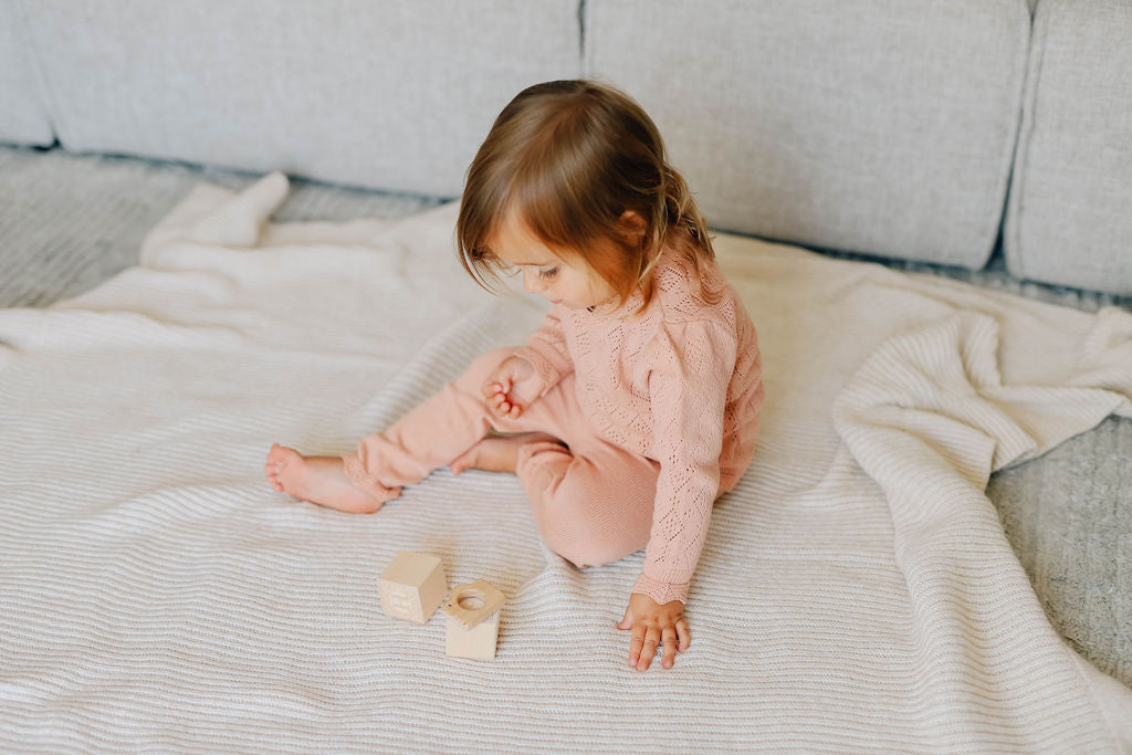 Pointelle Knit Collection- Two Piece Set