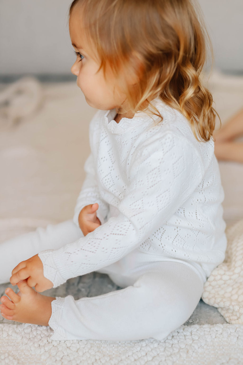 Pointelle Knit Collection- Two Piece Set