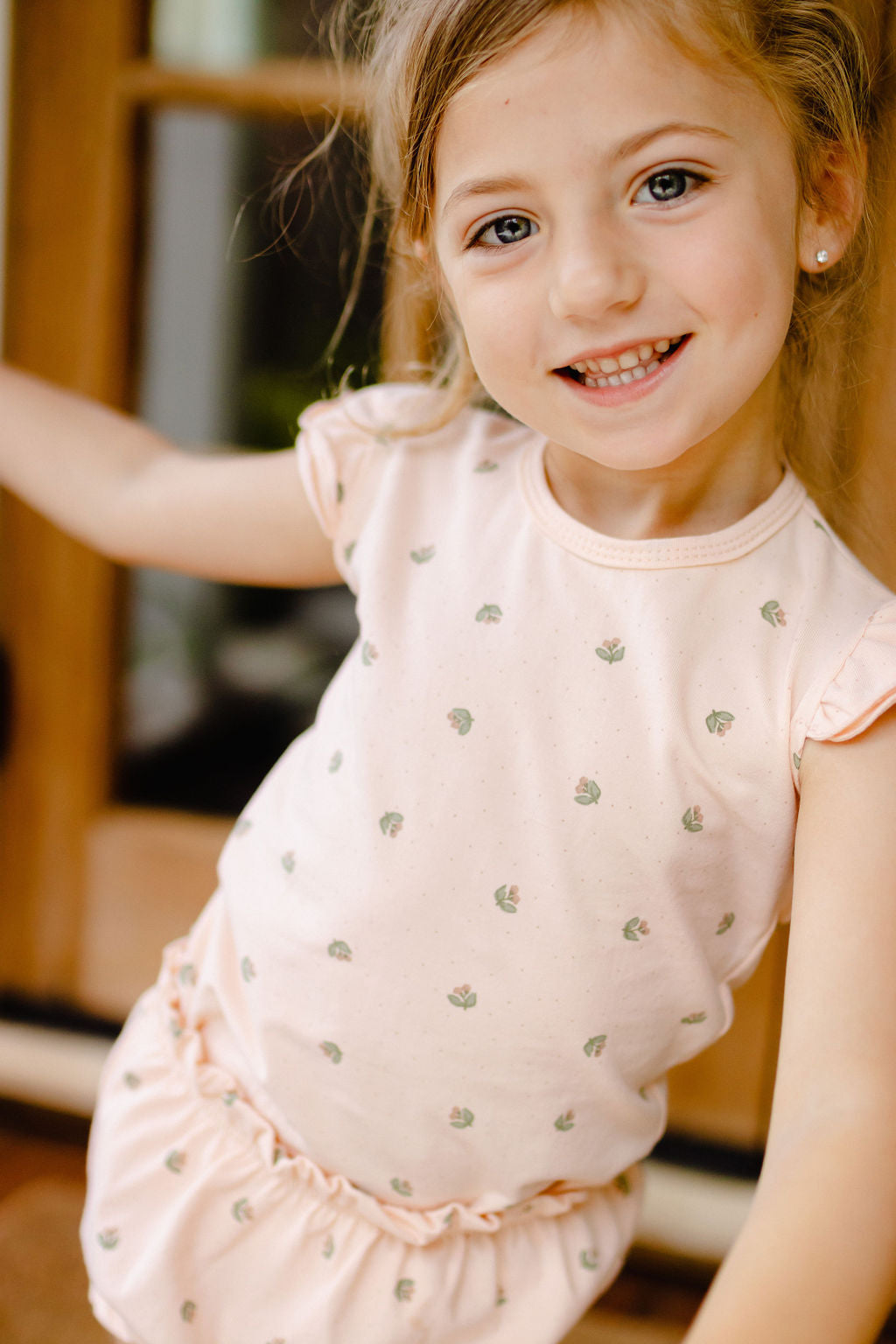 Jersey Cotton - Vintage Floral Collection - T-Shirt and Bloomer
