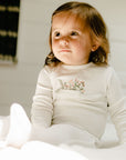 Cotton - Pocket Full of Flowers Collection - Bib