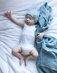 Newborn Hospital Hats - Blue & White