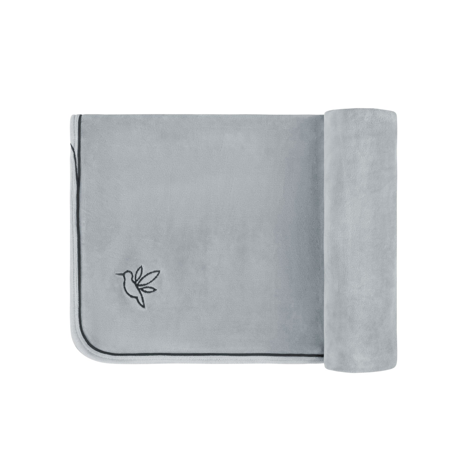 Velour Embroidered Bird &amp; Butterfly Collection - Blanket