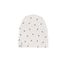Ivory/Blue Berry Beanie