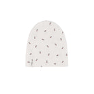 Ivory/Plum Berry beanie