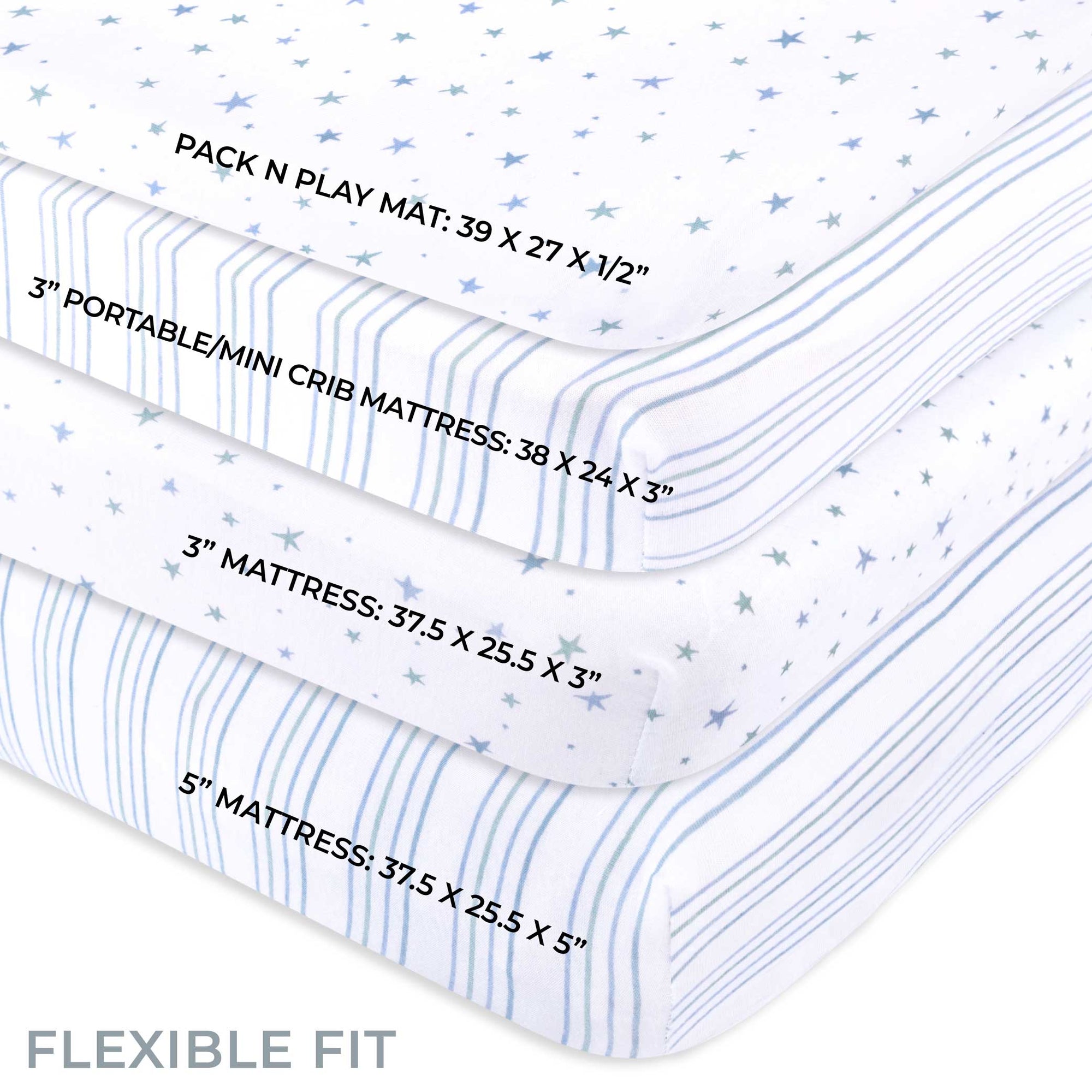Pack N Play I Portable Crib Sheet Set