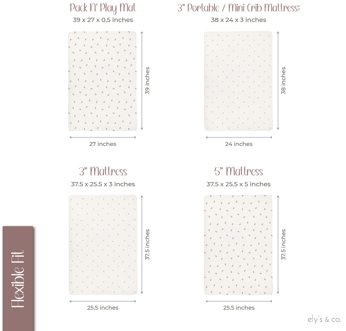 Waterproof Pack N Play | Portable Crib Sheet Set