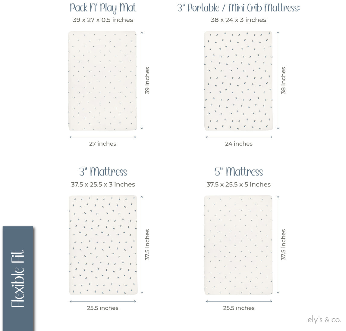 Waterproof Pack N Play | Portable Crib Sheet Set