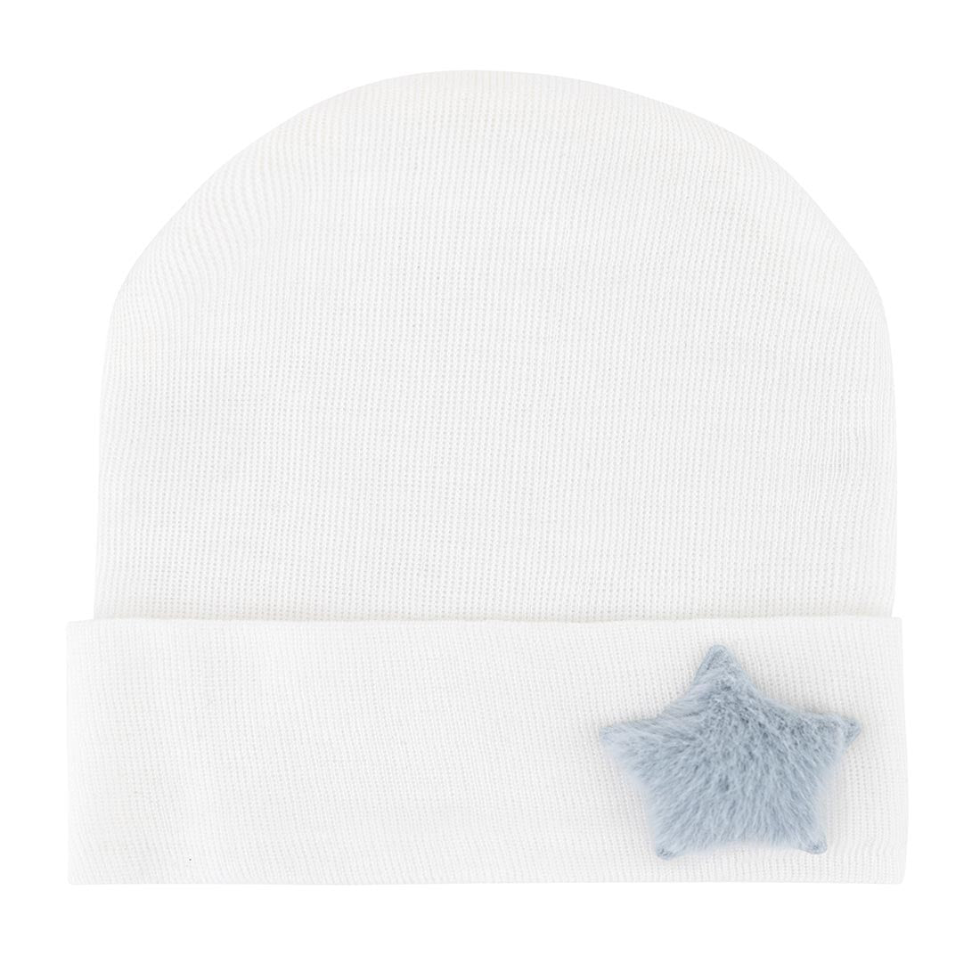Newborn Hospital Hats - Blue &amp; White