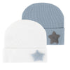 Newborn Hospital Hats - Blue & White