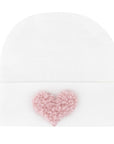 Newborn Hospital Hats - Pink & White