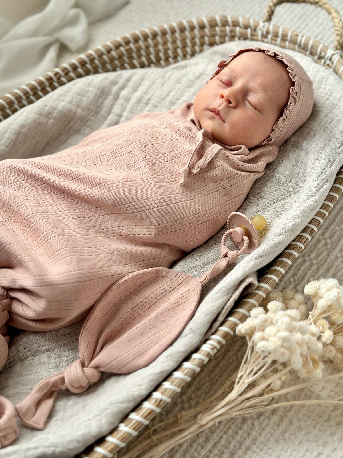 Pink paci lovey & Swaddle set