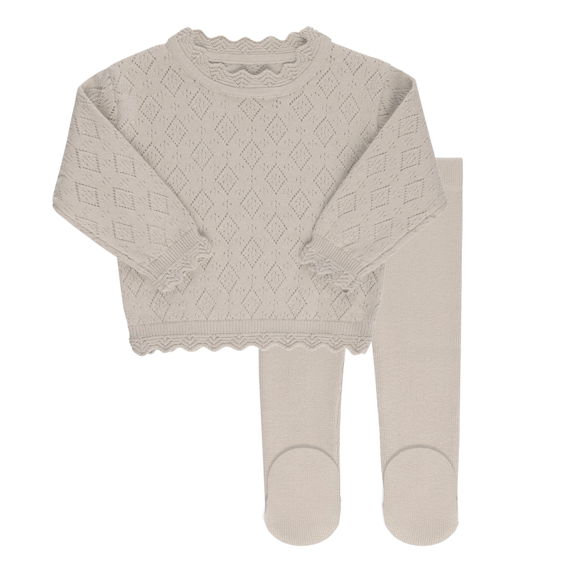 Pointelle Knit Collection- Two Piece Set