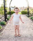Jersey Cotton - Printed Ginkgo Collection -Tank + Bloomer Set - Boys